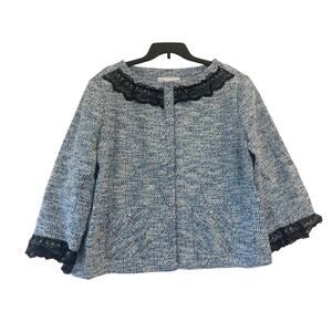 NWT C Wonder Christian Siriano Jacket 2X Blazer Boucle Mature